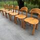 Set of 6 Scandinavian chairs by Rainer Daumiller from the 1970s.