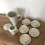 Tea or coffee service in Limoges porcelain