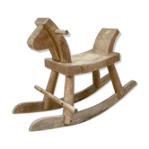 Former wooden rocking horse