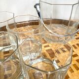 Wisky glasses and ice bucket