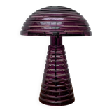 Postmodern glass mushroom table lamp, Italy