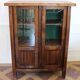 Brutalist Display Cabinet in Solid Elm by Olavi Hänninen for Mikko Nupponen 1960