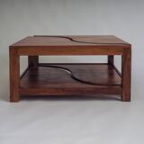 Wooden Yin Yang style coffee table