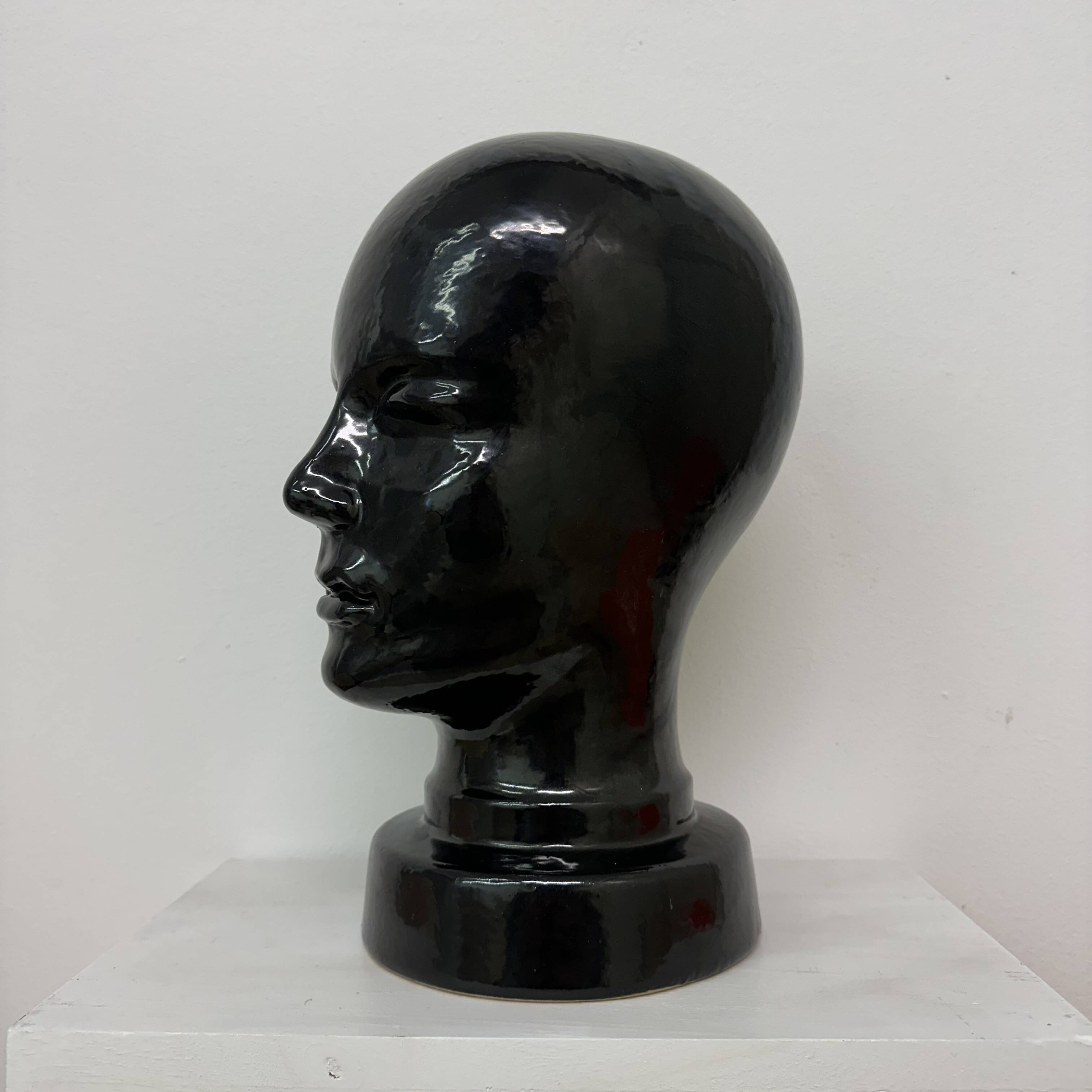 Mid-Century Ceramic mannequin Head from Scheurich West Germany , 1970s