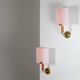 Pair of wall lamps Murano Vetri, Italy 1960s