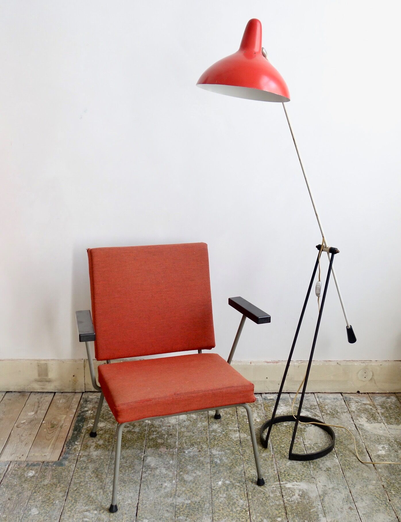 Lamppost Tivoli Grasshopper to counterbalance by Floris Fiedeldij for Artimeta, 1956