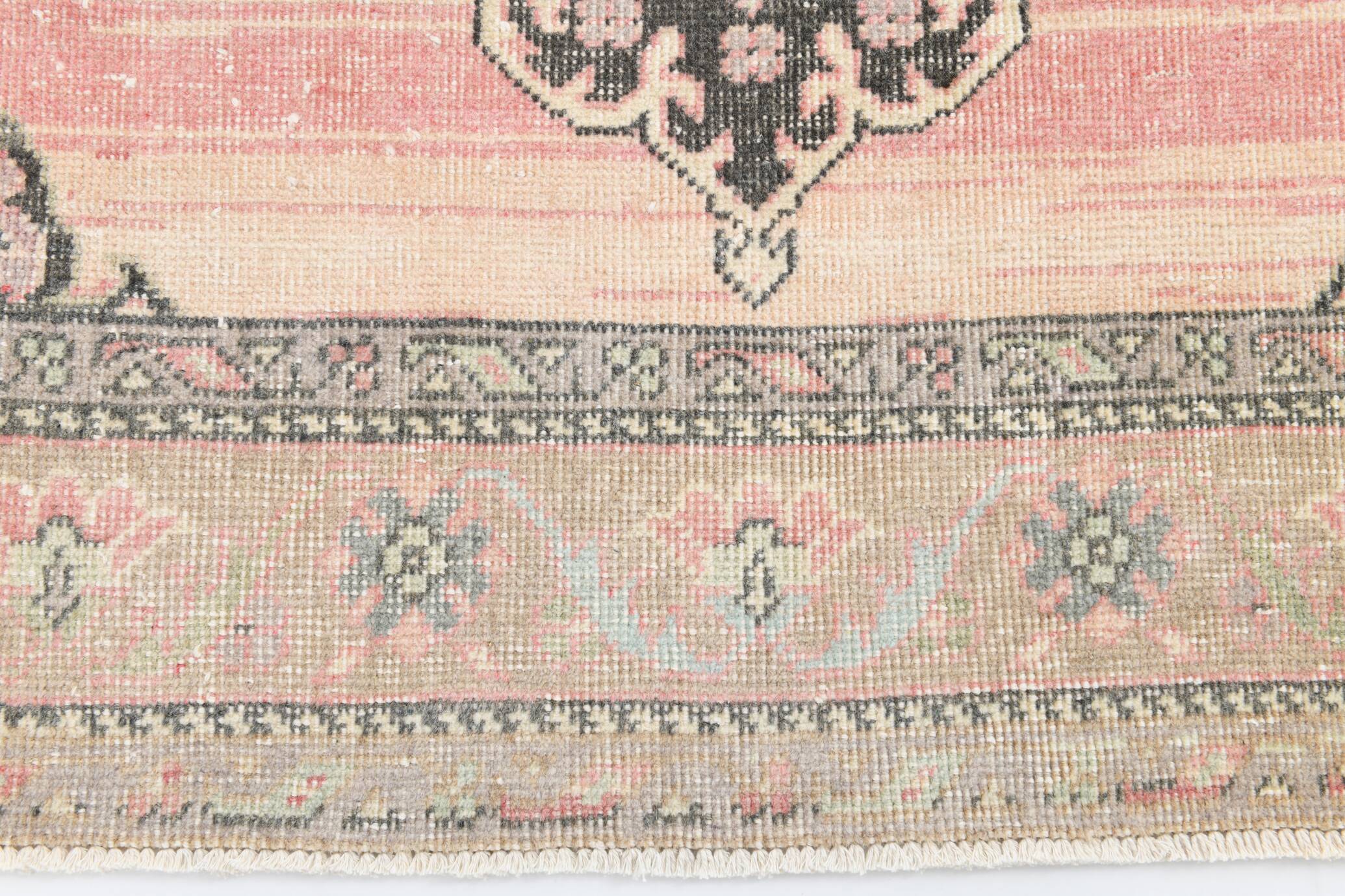 Shades Of Pink Vintage Runner Rug