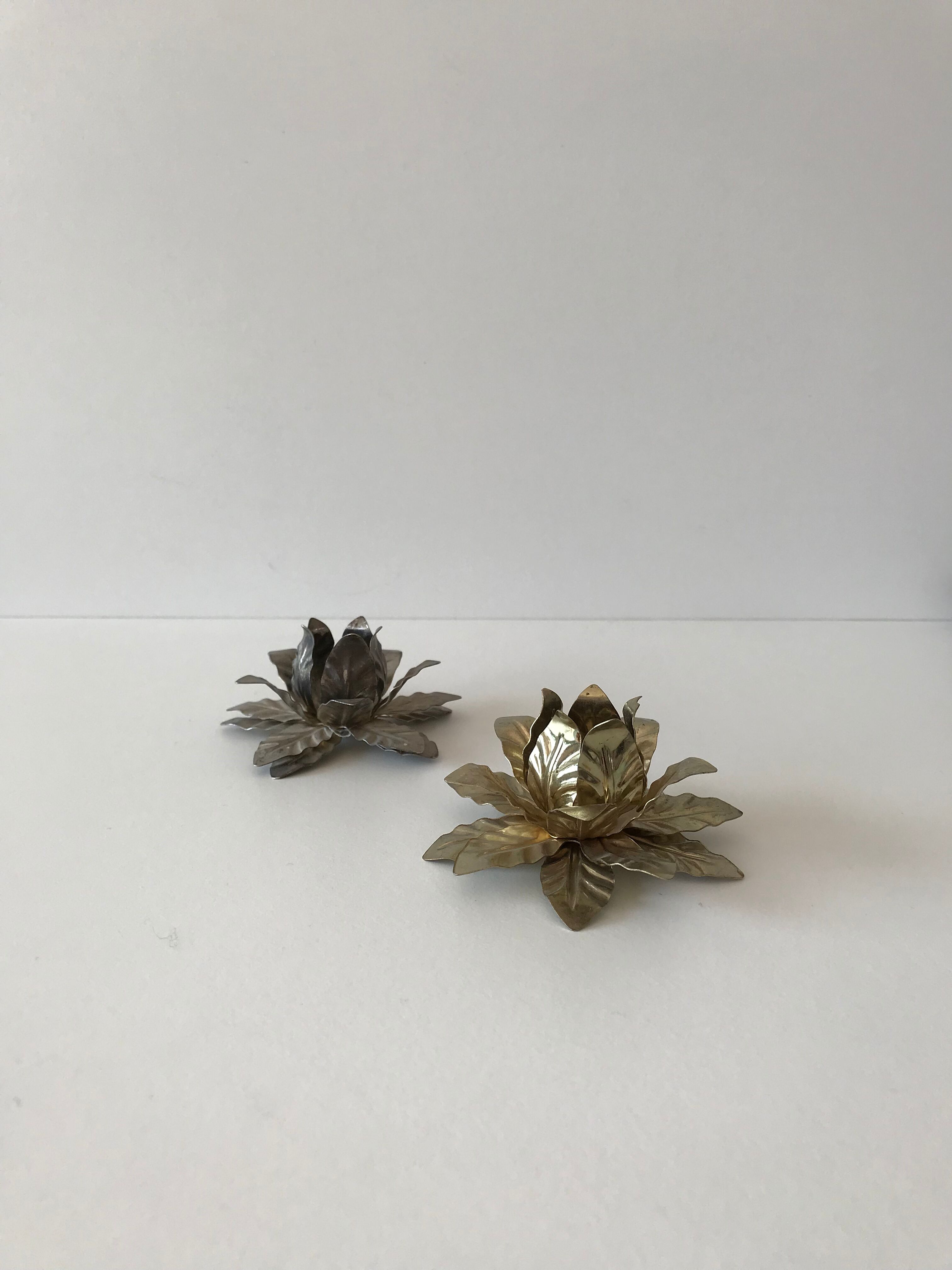 Flower candleholders