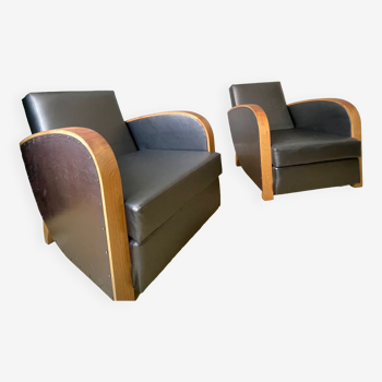 Pair of armchairs