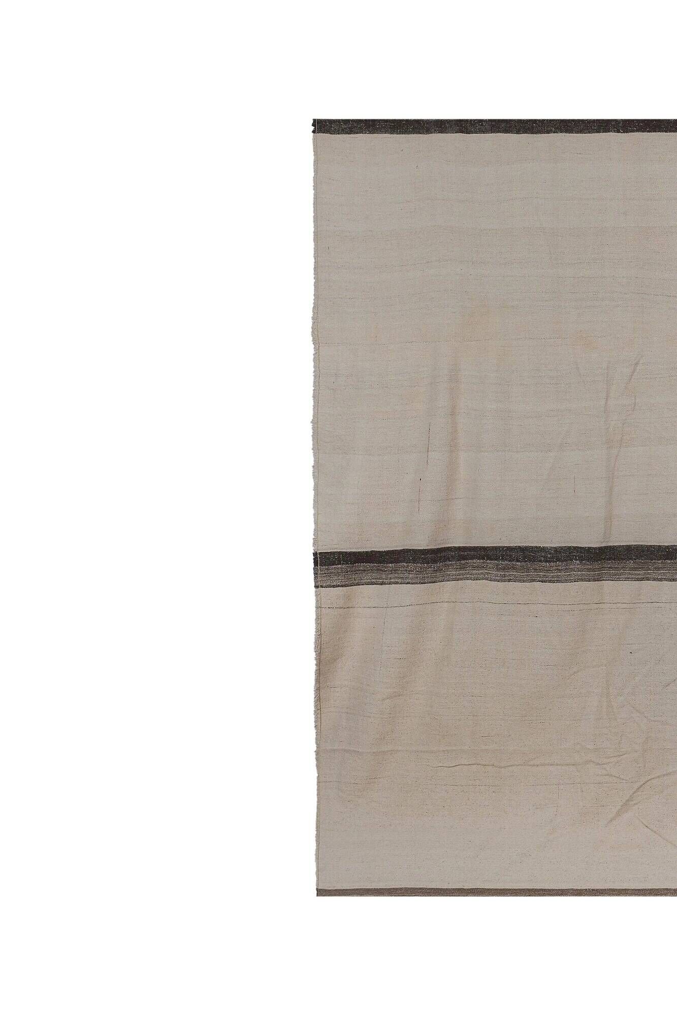 Vintage Turkish kilim, handwoven, 355x349 cm.