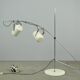 Vintage white Sorrento floorlamp by Copini & Posthuma for Gepo, Netherlands 1970s