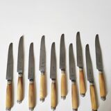 Couteaux Estebe, virole argent