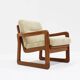 Vintage mid-century easy chair solid teak Holstebro MöbelFabrik 1960s