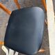 Series of 4 vintage scandinavian chairs with compass feet