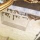 Vintage baroque style gold resin mirror