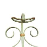 Antique wrought iron coat rack