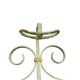 Antique wrought iron coat rack