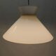Suspension opaline blanche/vintage