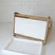 Vintage umbrella stand Scandinavian style mid-century modern wooden holder