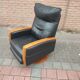 Fauteuil cuir vintage lusch luxe