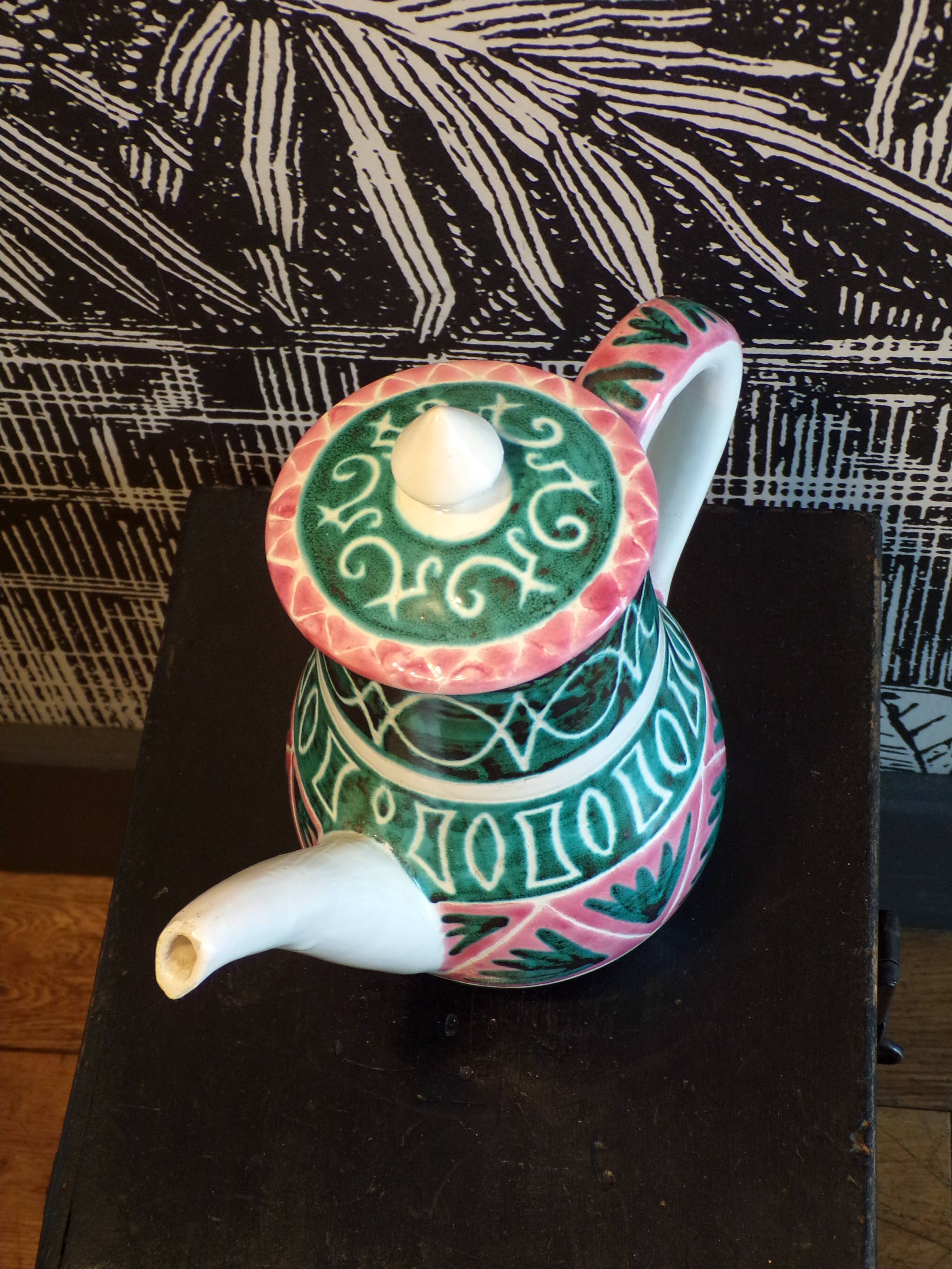 Ceramic coffee maker by Allix Vallauris