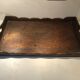Old wooden tray