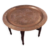 Moroccan coffee table brass