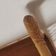 Vintage rattan wall shelf