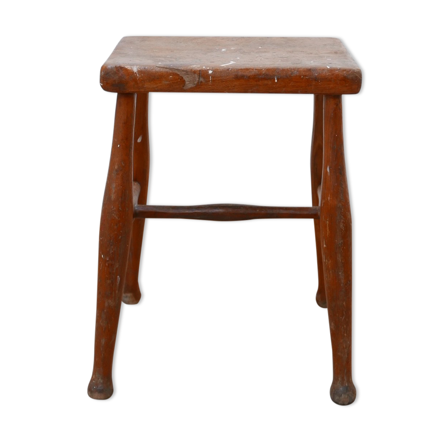 Wooden mid-century stool 1950