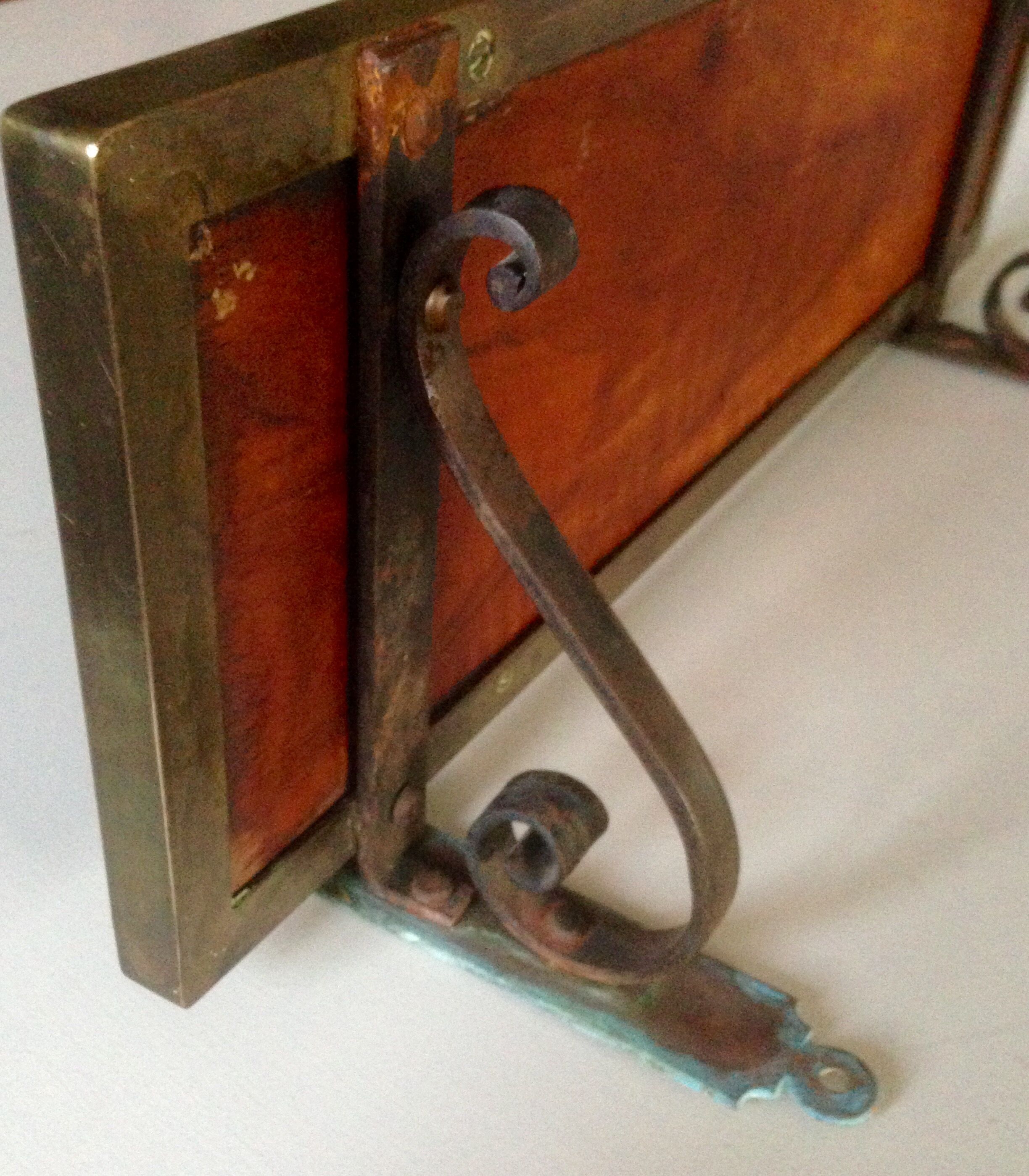 Shelf rimmed brass circa 1920