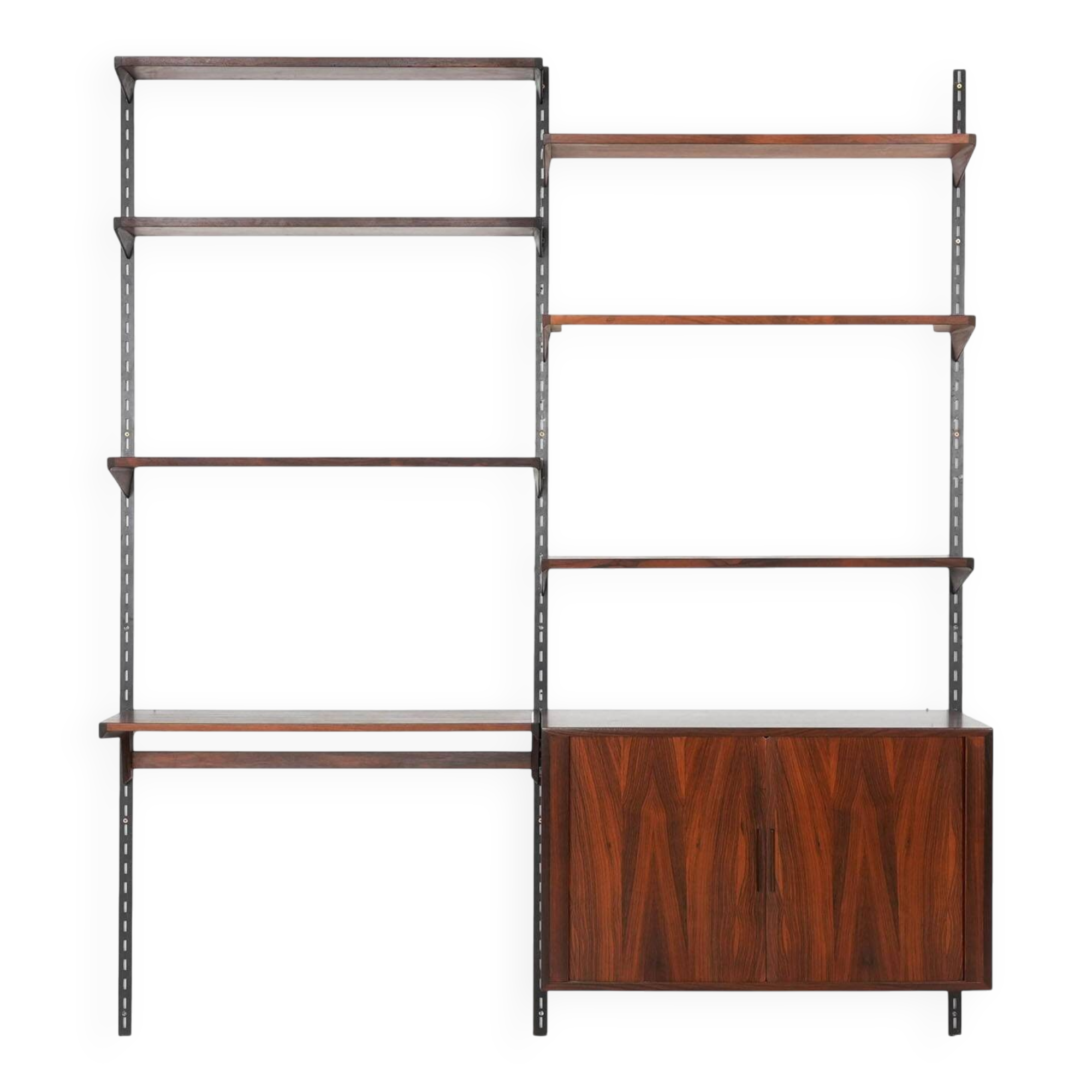 Rosewood shelving unit, Danish design, 1960s, designer: Kai Kristiansen, ma