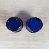 PAIR OF DARK BLUE PHOTOPHORES