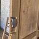 Restored solid oak bonnetière wardrobe