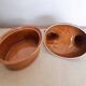 Terrine poule vintage, glazed earthenware baking dish