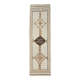 Beige & Brown Classic Turkish Runner Rug, 100x332Cm
