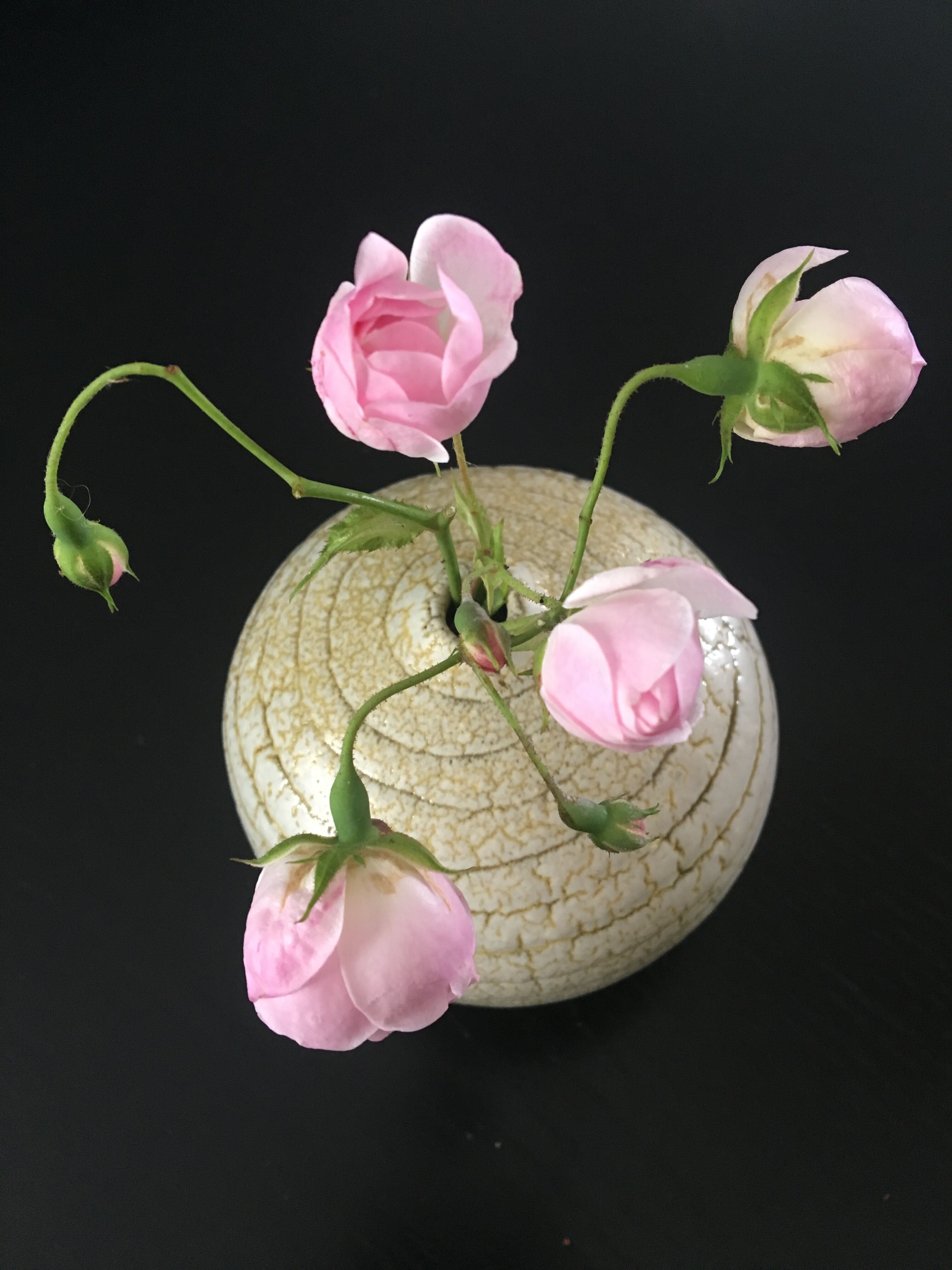 Soliflore ceramic ball signed