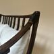 Two-seater rattan bench