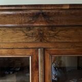 Antique Louis Philippe glass cabinet