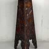 Arts and crafts hand carved pedestal, England ca 1880