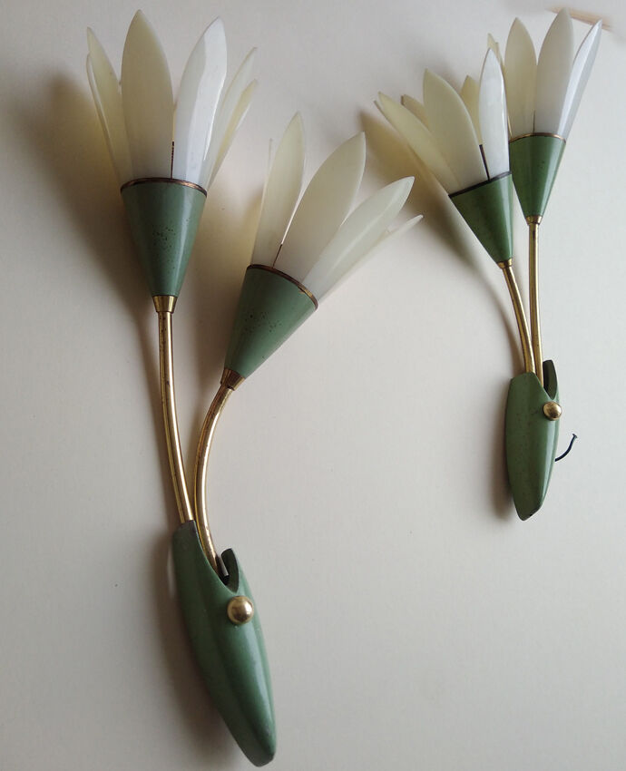 "Flower" wall sconces - 1950s/60s