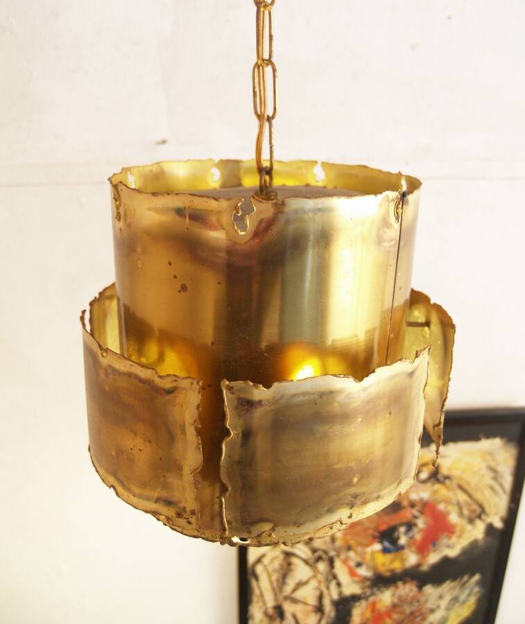 Svend Aage Holm Sorensen Danish brass design lamp