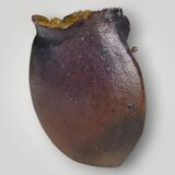 Vintage Stoneware Abstract Vase Jean Paul Brunet,Atelier Palègre  1970