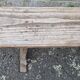 Old farm bench, natural color, vintage