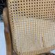 Rocking chair Thonet en bois courbé et cannage