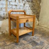Pair of solid pine nightstands, Circa 1980s
