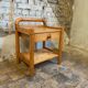 Pair of solid pine nightstands, Circa 1980s