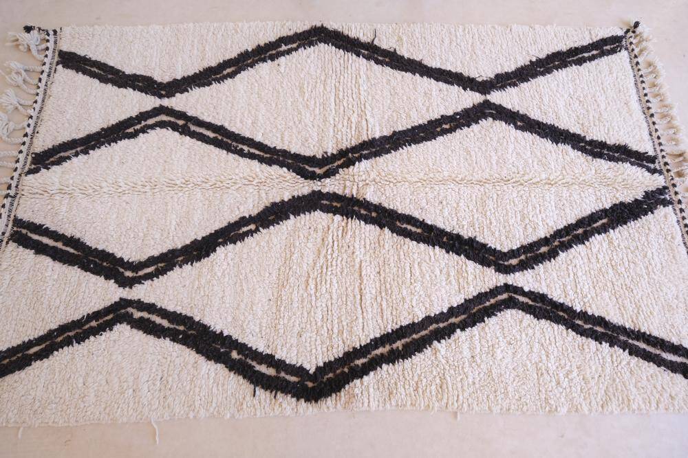 Tapis Beni Ouarain du Maroc - 243 x 151 cm