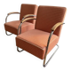 Pair of Mücke-Melder Cantilever Armchairs FN21 Famos, 1940s