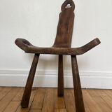 Brutalist tripod chair