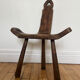 Brutalist tripod chair